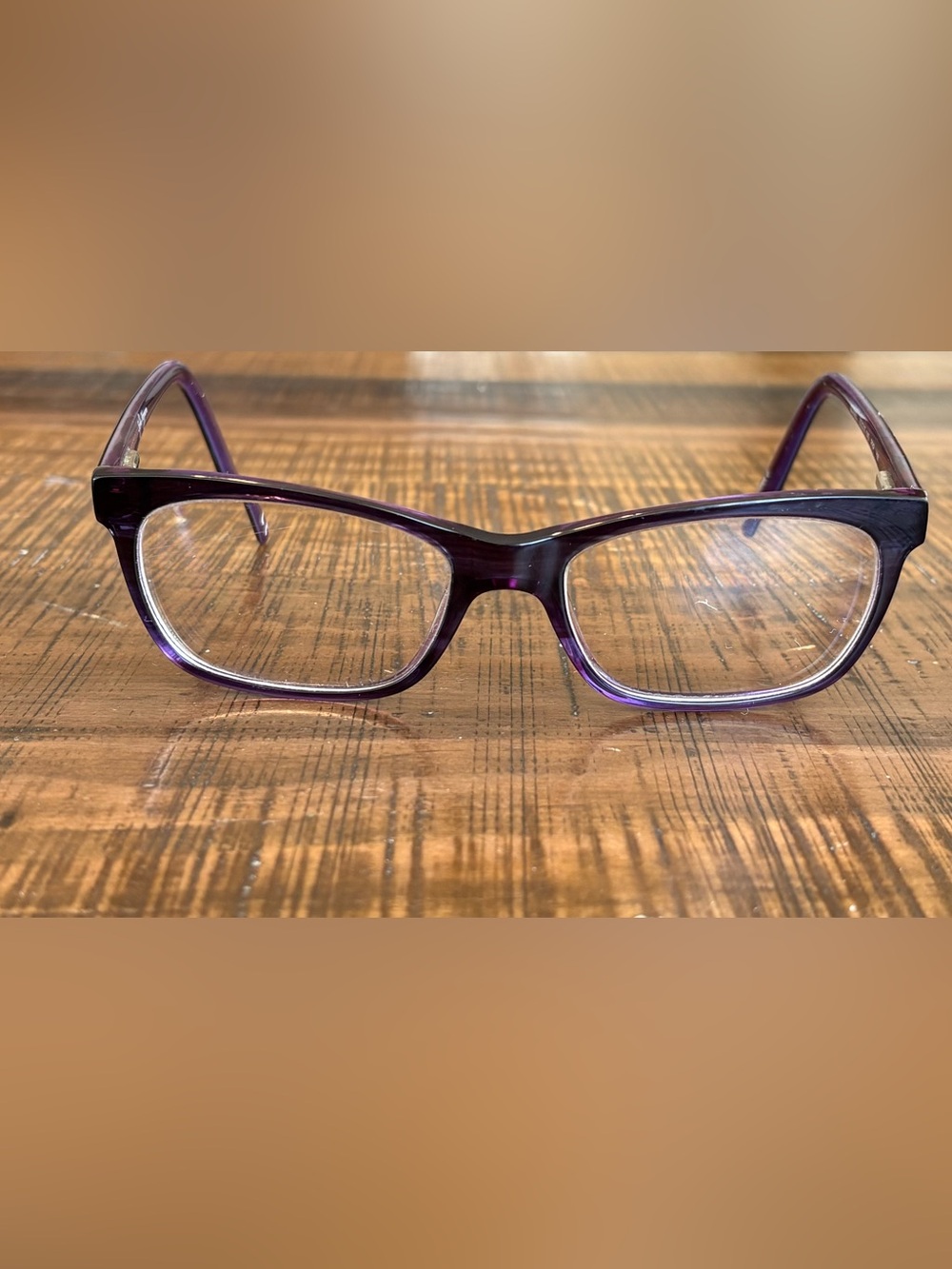 Sofia Vergara “Isobel” Purple Tortoise Eyeglass Frames 53-17-140